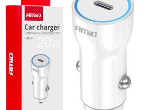 Car charger usb c 20w amio 03880