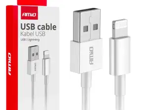 Töltőkábel usb a lightning iphone 2a 100cm fulllink amio 03895