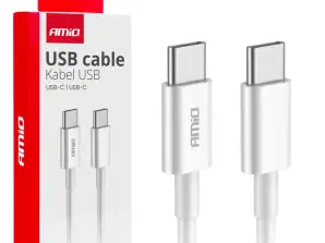 Câble de charge usb c usb c 60w 200cm fulllink amio 03897