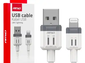 USB A Lightning töltőkábel iPhone 3A 100cm fulllink amio 03907 készülékhez