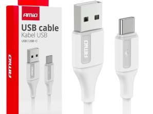 Câble de charge USB A USB C 3A 200cm fulllink amio 03918