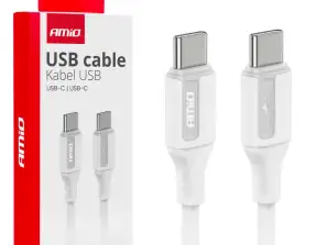 Câble de charge usb c usb c 60w 200cm fulllink amio 03921