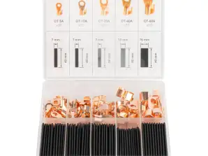 Ringverbinder Kupfer Schrumpfschläuche Set Set 160-tlg. AMIO 03933