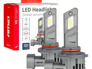 Auton led-polttimot x5-sarja winger hb3 6000k canbus amio 03948