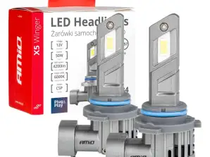 Auton led-polttimot x5 winger hb4-sarja 6000k canbus amio 03949