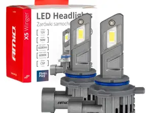 Auton led-polttimot x5-sarja winger hir2 6000k canbus amio 03950