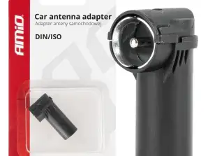 Adaptér anténní redukce konektor din iso úhlový amio 03968