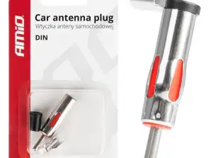 Úhlová DIN zástrčka pro automobilní anténu Amio 03970