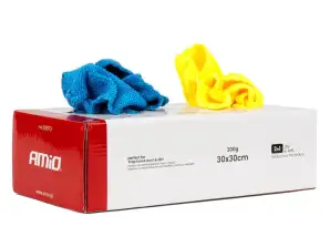 Mikrofasertücher Box Set mit 30 Stück. 30x30 cm 200g amio 03973