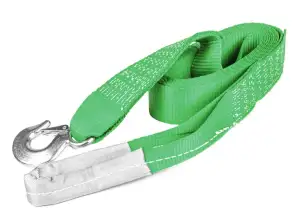 Corde de remorquage bande corde de remorquage 8000 kg 70 mm 5 m crochet oeil amio 03994
