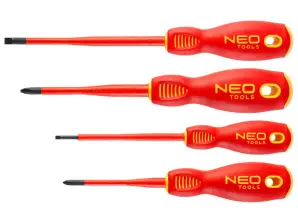 Destornilladores 1000V, juego de 4 unidades, slim