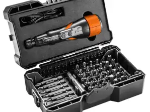 Cordless Screwdriver USB C 3.6V Li Ion with Plastic Box and Accessories