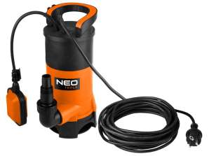 Pompe submersible pour eaux usées 900W. 16000l/h