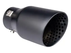 Embout de silencieux d’échappement en acier inoxydable noir mat amio 04061