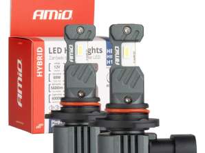 Auton LED-polttimosarja hybridi hb3 hir1 h10 6000k canbus 60w amio 04117