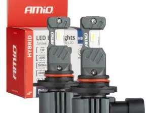LED-Autolampen Serie Hybrid HB4 9006 6000K Canbus 60W Amio 04118