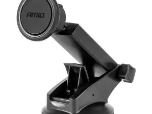 Support de téléphone de voiture magnétique pour pare-brise avec ventouse réglable à 360° amio 04145