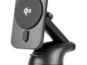 Car holder for phone, windshield and cockpit with fast inductive charger qi2 15w amio 04181
