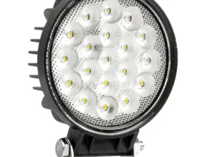 Työlampun valonheitin led awl65 57w 6500k 10000lm 12v 24v amio 04206