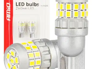 Ampoules LED canbus t10 w5w 30smd 2016 blanc 12v 24v amio 04233