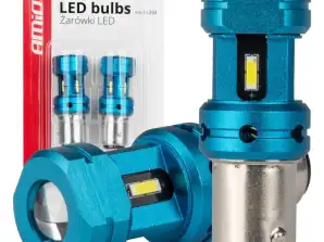 LED-lamput canbus 1157 bay15d p21/5w 4smd 1860 valkoinen 12v 24v amio 04253