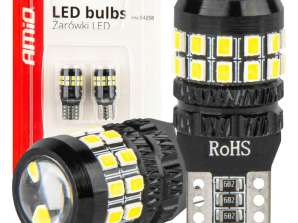 LED-lamput canbus t10 w5w 27smd 2016 valkoinen 12v 24v amio 04258