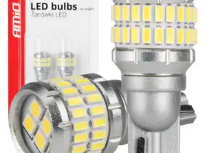 LED-lamput canbus t15 w16w 48smd 4smd 3014 3030 valkoinen 12v 24v amio 04261