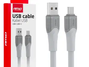 Câble de charge USB A USB C 60 W 200 cm Fulllink Transmission de données Amio 04290