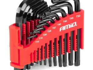 imbuszkulcsok torx crv imbuszkulcs készlet fekete 22 db. AMIO 04297
