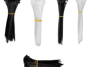 Colliers de serrage en plastique multicolore set de 500 pièces. AMIO 04317