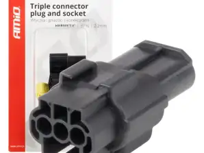 Elektrischer Steckverbinder Wasserdichtes Set 3 Pin 2,2 mm amio 04347
