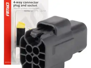 Elektrischer Steckverbinder Wasserdichtes Set 4 Pin 2,2 mm amio 04348