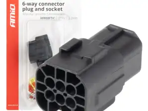 Elektrischer Steckverbinder Wasserdichtes Set 6 Pin 2,2 mm amio 04349