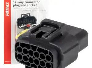Elektrischer Steckverbinder Wasserdichtes Set 12 Pin 2,2 mm amio 04352