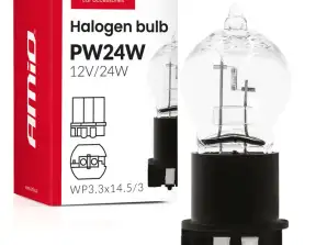 Ampoule halogène pw24w wp3.3x14.5 3 24w 12v amio 04409