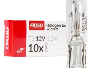 Halogeninės lemputės 1.2w w2x4.6d 10vnt. AMIO 04412