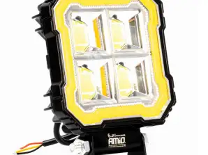 Arbeitsscheinwerfer Halogen LED Suchscheinwerfer AWL84 48W 4800lm 12V 24V amio 04428