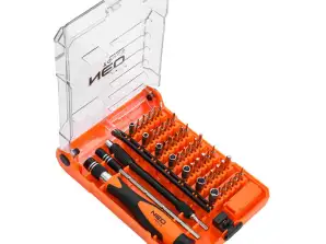Puntas de destornillador de precisión con mango 45 piezas.