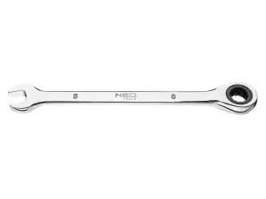 Plat ratel sleutel. 8 mm