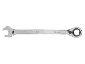 Flat kombinasjonsnøkkel med ratchet og bryter 10 mm