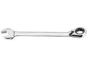 Flat nøkkel med ratchet og bryter 17 mm