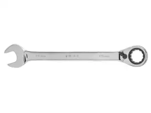 Flatnøkkel med ratchet og bryter 19 mm
