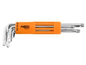 Lange Torx-nøkler T10 T50. sett med 8 stykker.