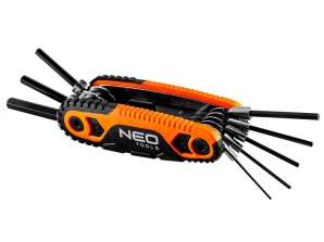 Hex Keys with Handle 1.5, 2, 2.5, 3, 4, 5, 6, 8 mm