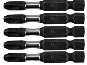 Impact bits S2. 50 mm. PH3 5 st.