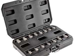 Ausdreher für abgerissene Schrauben. Set von 15 Stück.