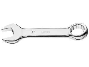 Steeksleutel en ringmoersleutel 17 x 129 mm