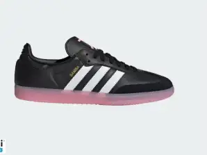BUTY ADIDAS JQ4040 ORIGINALS SAMBA JUVENTUS CZARNA BIAŁA RÓŻOWA