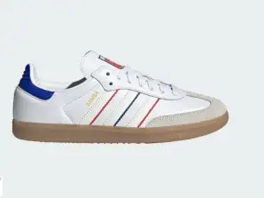 BUTY ADIDAS JQ4049 ORIGINALS SAMBA Olympique Lyonnais BIAŁA