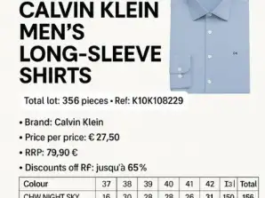 Комплект от 356 тениски на Calvin Klein се предлага веднага на цена от 27.50€ l' единица